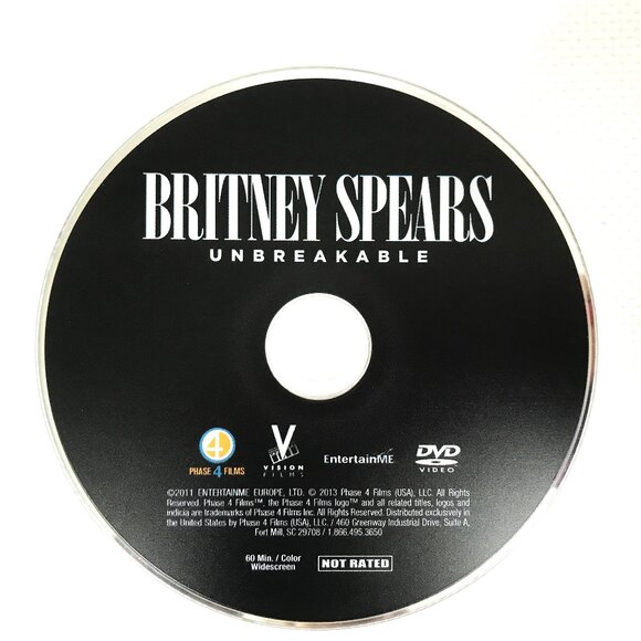 Britney Spears Unbreakable Biography DVD 2013 - Picture 1 of 2